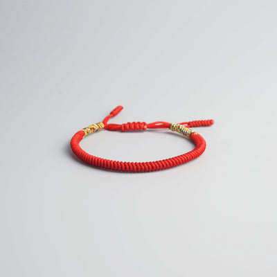 Handmade Knots Lucky Rope Bracelet (Vitality) - Spiritual Bliss Shop