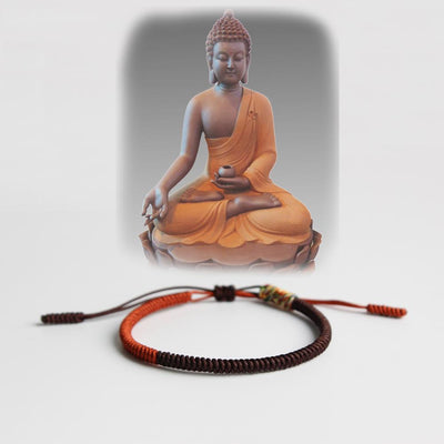 Handmade Knots Lucky Rope Bracelet (Buddha) - Spiritual Bliss Shop