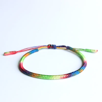 Handmade Knots Lucky Rope Bracelet (Chakra) - Spiritual Bliss Shop