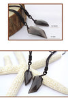 Wolf Tooth Shape Ice Obsidian Necklace - Spiritual Bliss Shop