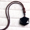 Black Star Obsidian Necklace (Protection) - Spiritual Bliss Shop
