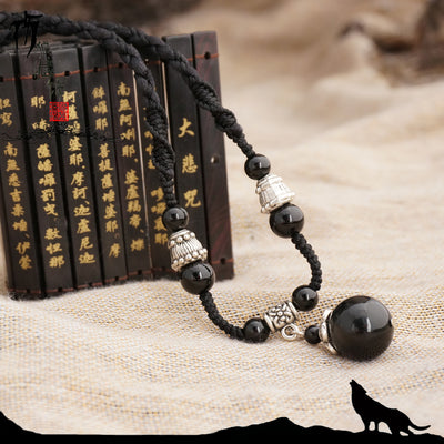 Natural Obsidian Necklace - Spiritual Bliss Shop