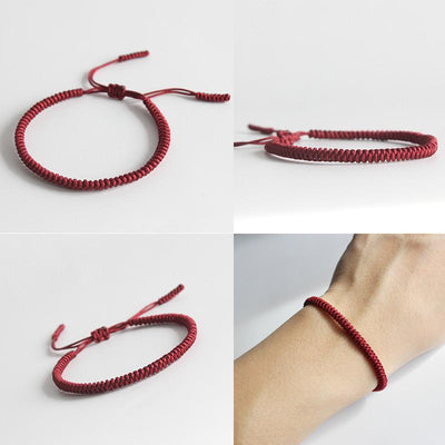 Handmade Knots Lucky Rope Bracelet (Protection) - Spiritual Bliss Shop