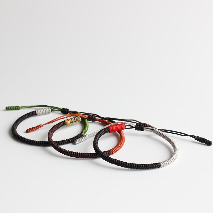 Handmade Knots Lucky Rope Bracelet (Buddha) - Spiritual Bliss Shop