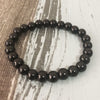 Natural Rose Quartz, Rhodonite & Black Onyx Comforting Energies Bracelets - Spiritual Bliss Shop
