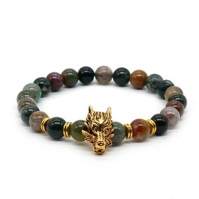 Dragon's Head Gemstones Bracelet 2/2 - Spiritual Bliss Shop
