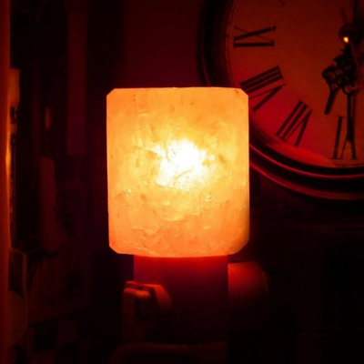 Natural Crystal Himalayan Salt Night Lamp - Spiritual Bliss Shop
