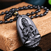 Buddha Black Obsidian Necklace (Protection) - Spiritual Bliss Shop