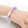 White & Purple Agate Bracelet - Spiritual Bliss Shop