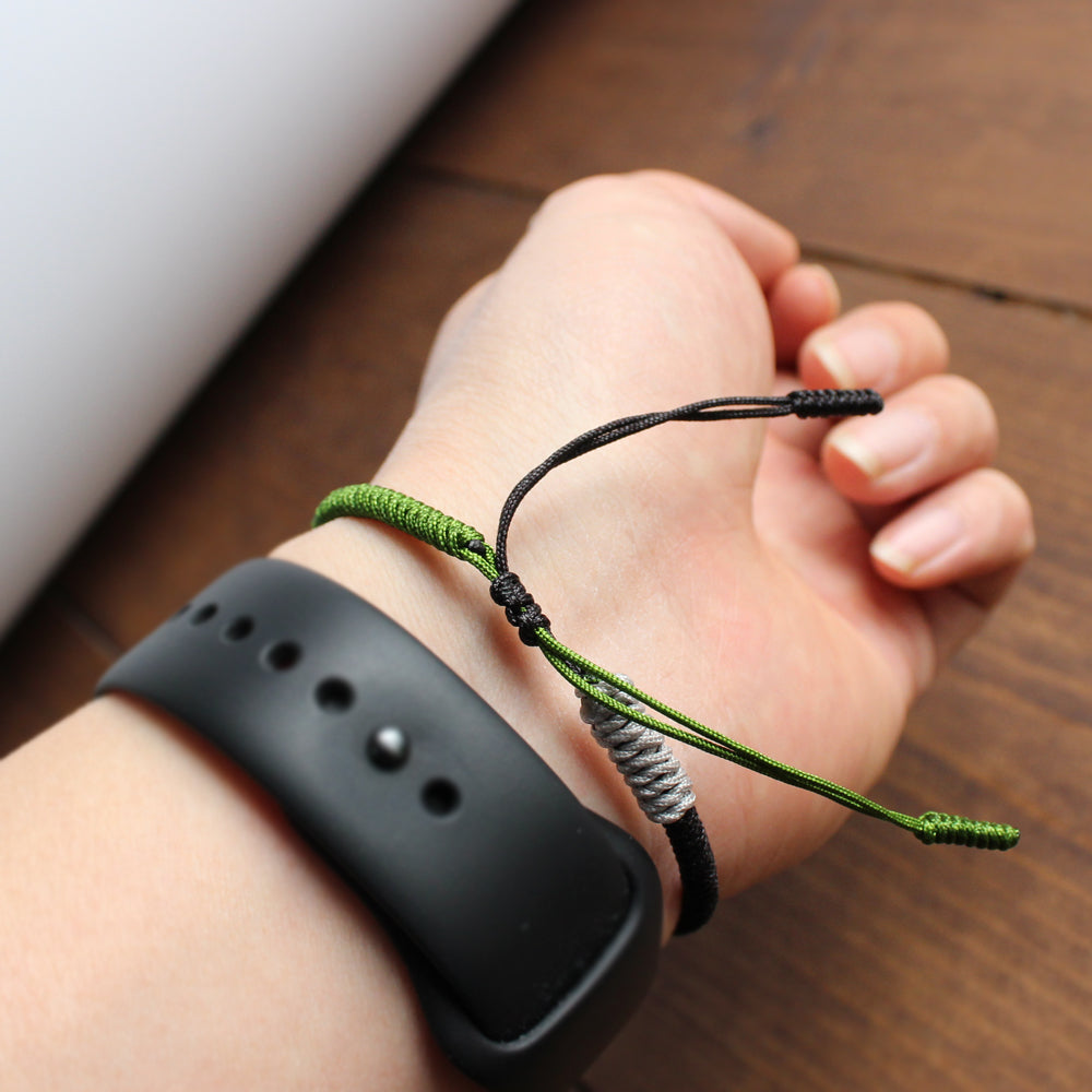 Handmade Knots Lucky Rope Bracelet (Buddha) - Spiritual Bliss Shop