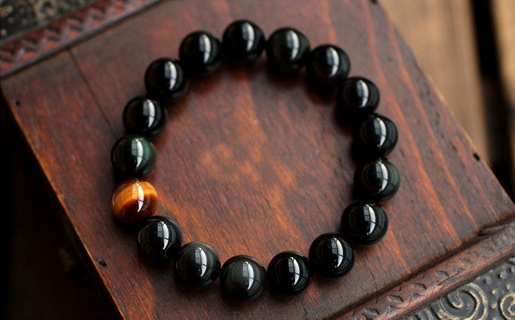 Onyx & Tiger's Eye Bracelet - Spiritual Bliss Shop