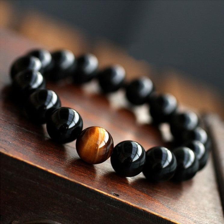 Onyx & Tiger's Eye Bracelet - Spiritual Bliss Shop