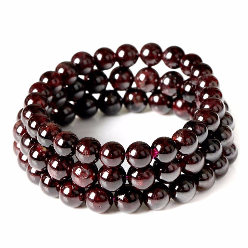 Natural Red Garnet Bracelet - Spiritual Bliss Shop