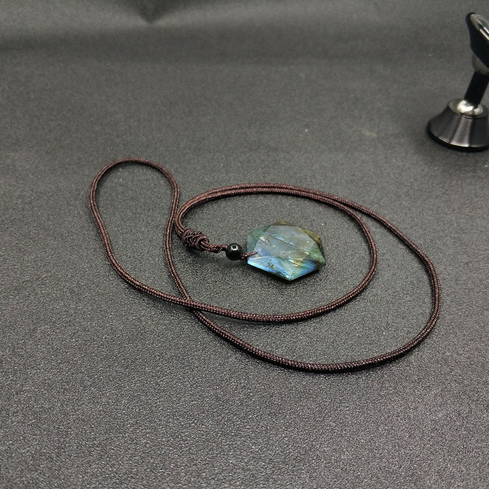 Labradorite Star Protection Necklace - Spiritual Bliss Shop