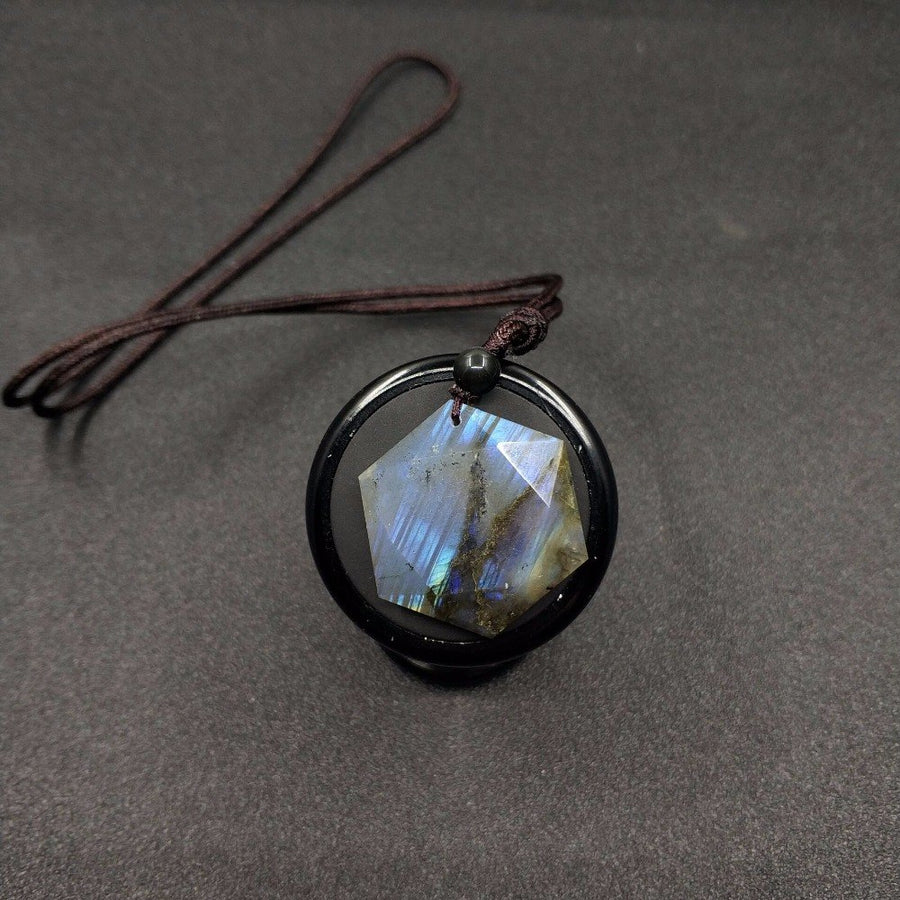 Labradorite Star Protection Necklace - Spiritual Bliss Shop