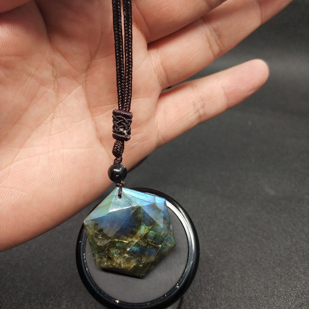 Labradorite Star Protection Necklace - Spiritual Bliss Shop