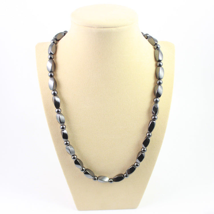 Premium Magnetic Hematite Necklace - Spiritual Bliss Shop