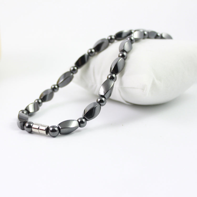 Premium Magnetic Hematite Necklace - Spiritual Bliss Shop