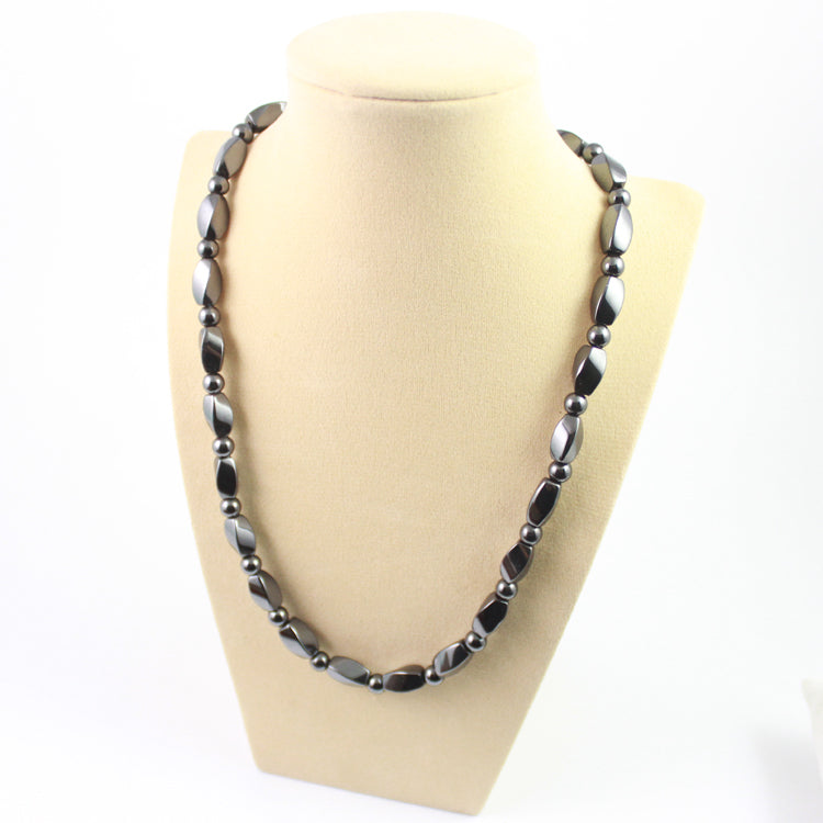 Premium Magnetic Hematite Necklace - Spiritual Bliss Shop