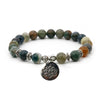 Gemstones with Lotus Charm (8 Options Available) - Spiritual Bliss Shop