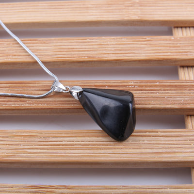 Irregular Shape Black Obsidian Necklace - Spiritual Bliss Shop