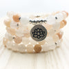 Natural Rose Aventurine Bracelet (Mala) - Spiritual Bliss Shop
