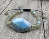 Labradorite Light Protection Adjustable Bracelet - Spiritual Bliss Shop