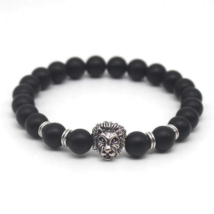 Gemstones Lion Bracelet (10 Options Available) - Spiritual Bliss Shop
