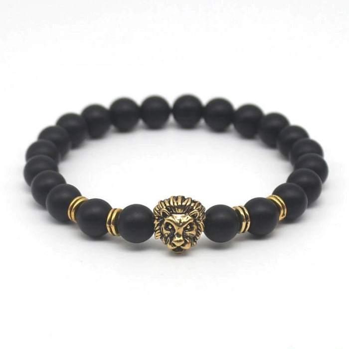 Gemstones Lion Bracelet (10 Options Available) - Spiritual Bliss Shop