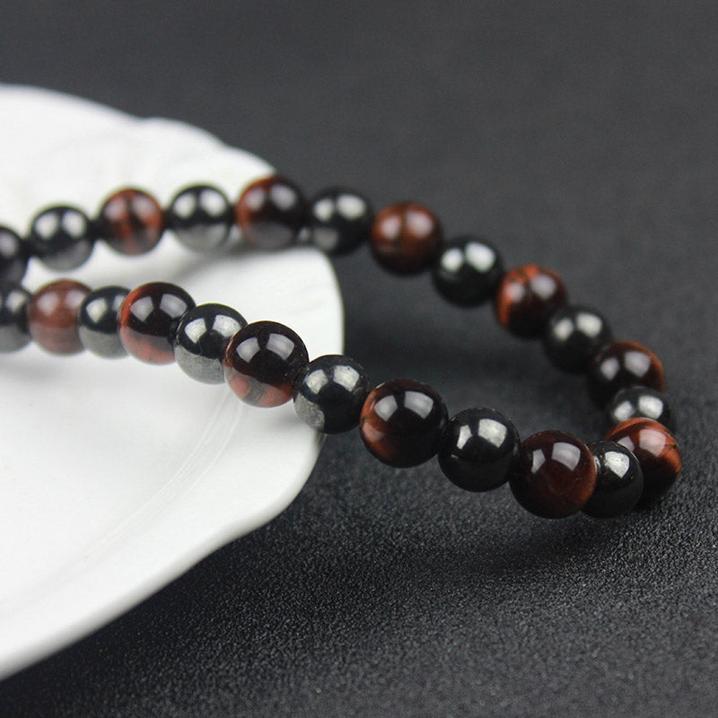 Pemium Tiger's Eye & Hematite Necklace - Spiritual Bliss Shop