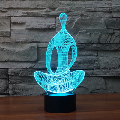 Limited Edition - Meditation Hologram LED lamp - Spiritual Bliss Shop