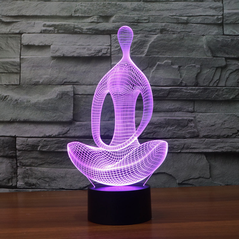 Limited Edition - Meditation Hologram LED lamp - Spiritual Bliss Shop