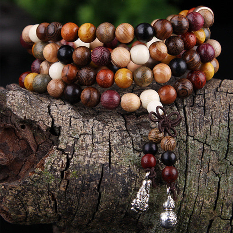 Tibetan Santalwood Bracelet (Mala) - Spiritual Bliss Shop