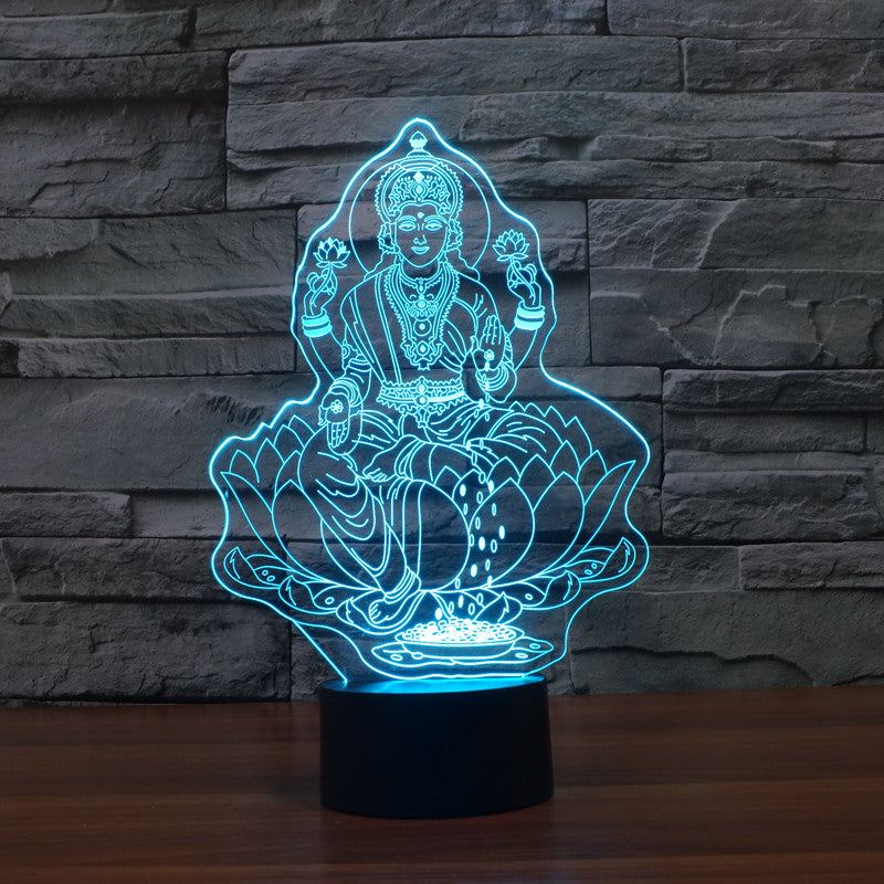 Limited Edition - Buddha Meditation Hologram LED lamp - Spiritual Bliss Shop