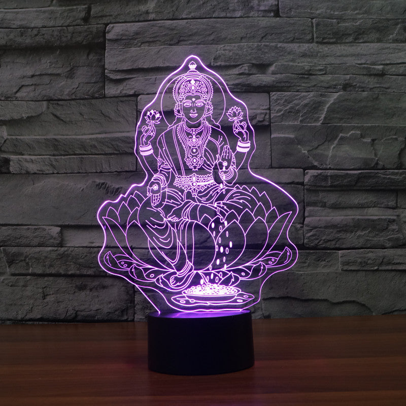 Limited Edition - Buddha Meditation Hologram LED lamp - Spiritual Bliss Shop
