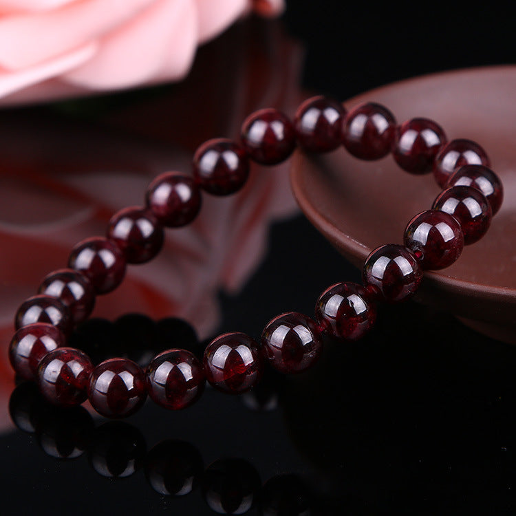 Natural Red Garnet Bracelet - Spiritual Bliss Shop