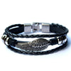 Eagle Wing Leather Bracelet - Spiritual Bliss Shop