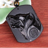 Wolf Obsidian Necklace - Spiritual Bliss Shop