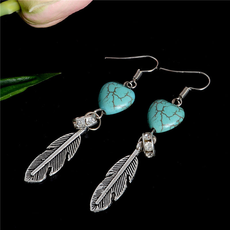 Bohemian Turquoise Earrings - Spiritual Bliss Shop