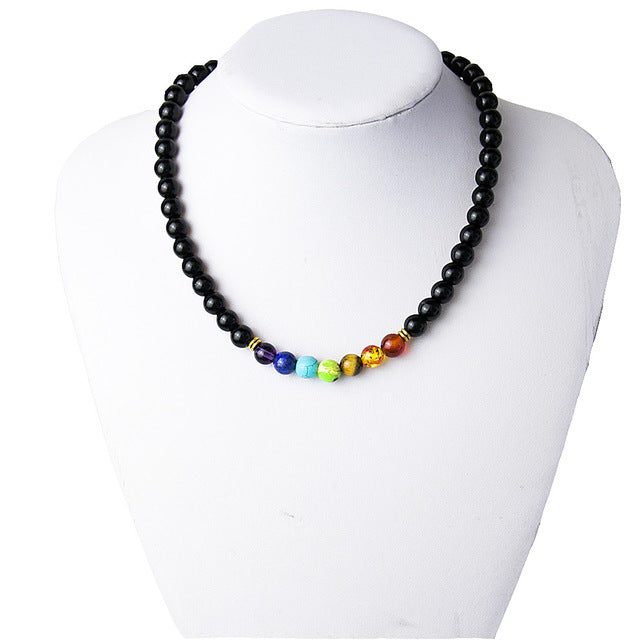 7 Chakras Reiki Healing Necklace - Spiritual Bliss Shop