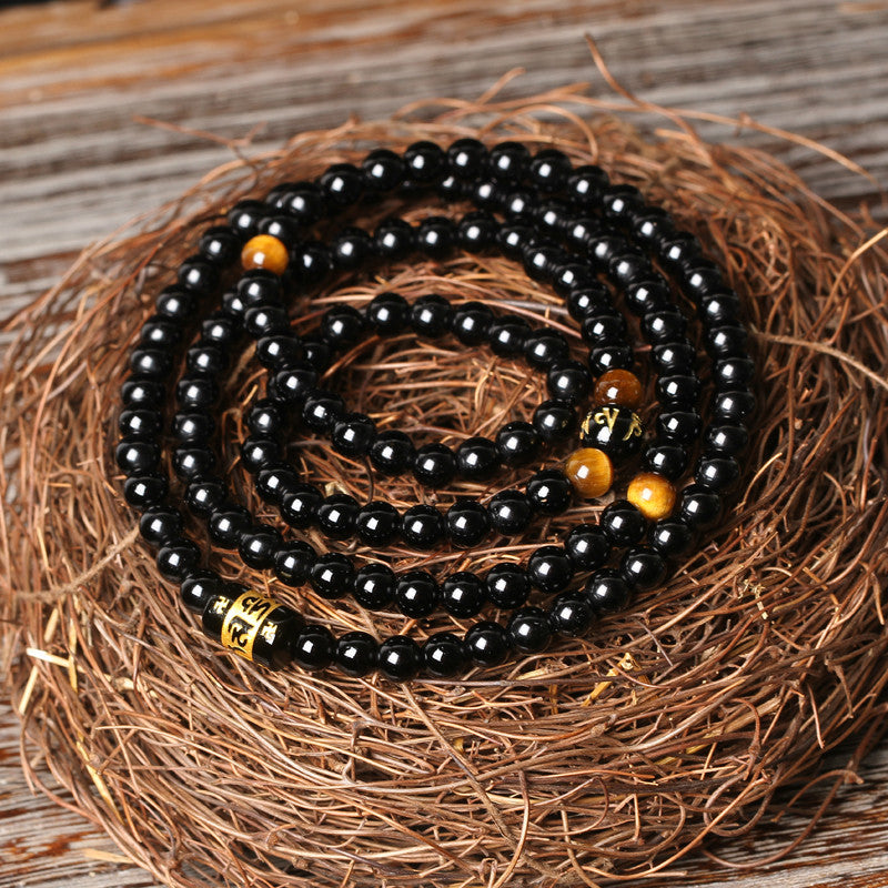 Onyx & Tiger's Eye Long Bracelet - Spiritual Bliss Shop