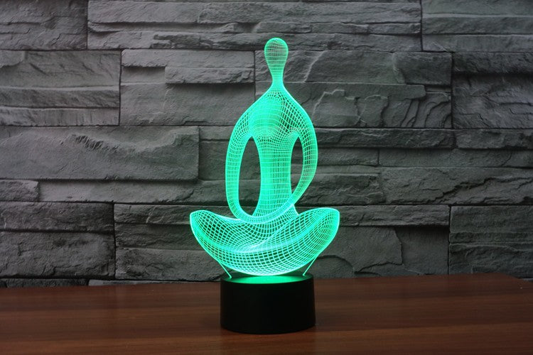 Limited Edition - Meditation Hologram LED lamp - Spiritual Bliss Shop