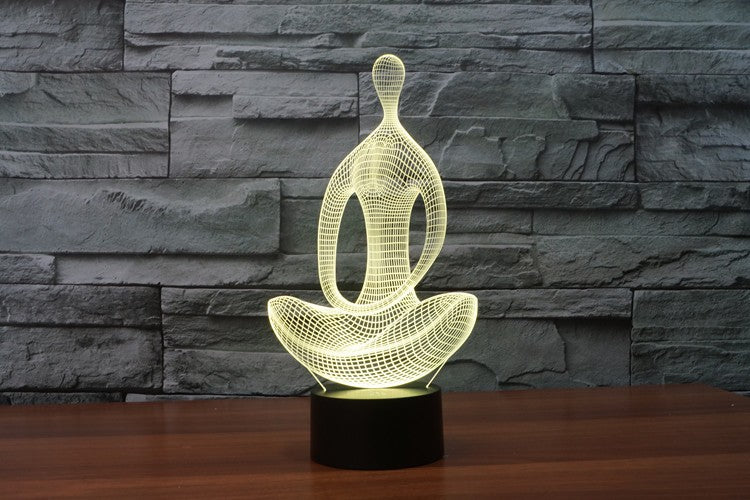 Limited Edition - Meditation Hologram LED lamp - Spiritual Bliss Shop