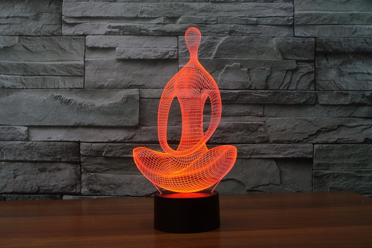 Limited Edition - Meditation Hologram LED lamp - Spiritual Bliss Shop