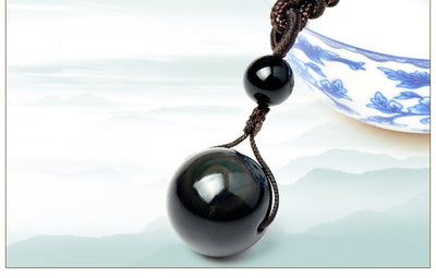 Rainbow Obsidian Necklace - Spiritual Bliss Shop
