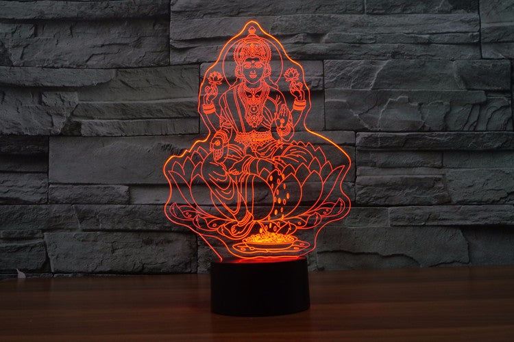 Limited Edition - Buddha Meditation Hologram LED lamp - Spiritual Bliss Shop