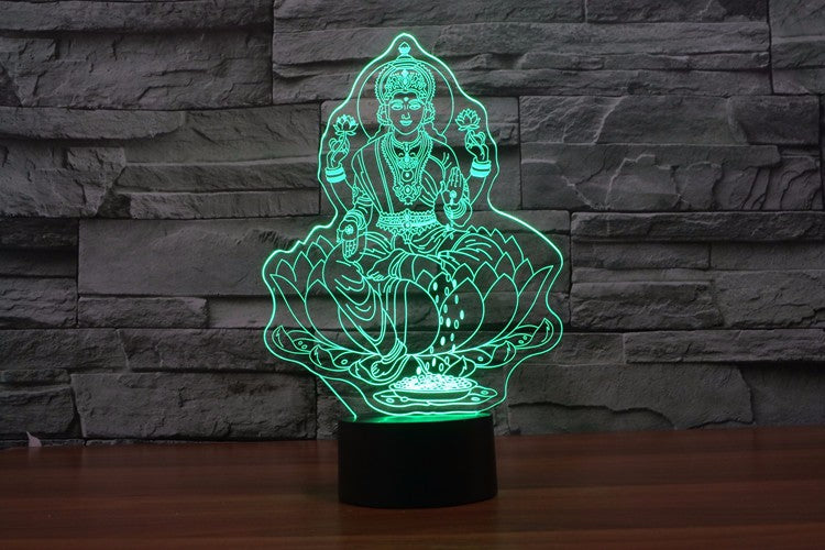 Limited Edition - Buddha Meditation Hologram LED lamp - Spiritual Bliss Shop