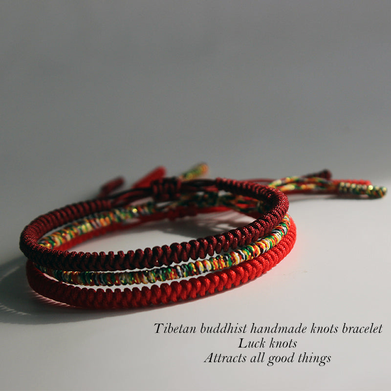 Handmade Knots Lucky Rope Bracelet (Protection) - Spiritual Bliss Shop