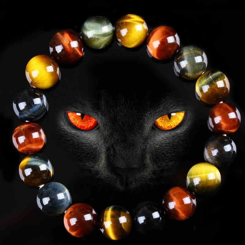 Colorful Tiger's Eye Bracelet (Vitality) - Spiritual Bliss Shop