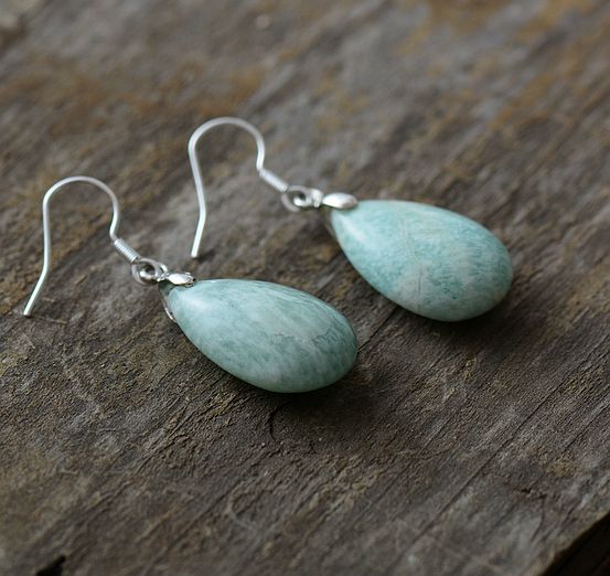 Bohemian Water Drop Amazonite Earrings - Spiritual Bliss Shop